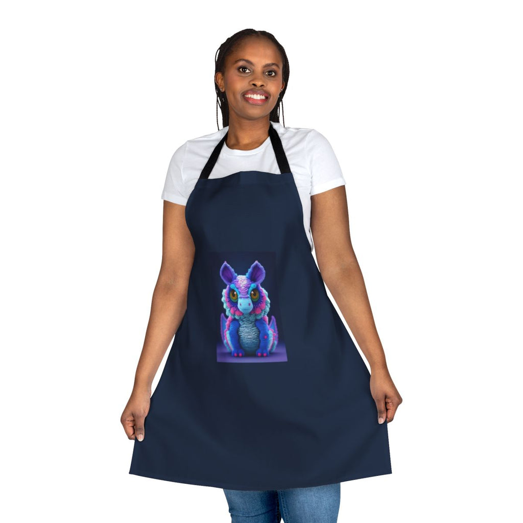 Vibrant apron featuring a majestic legendary creature from mythical folklore