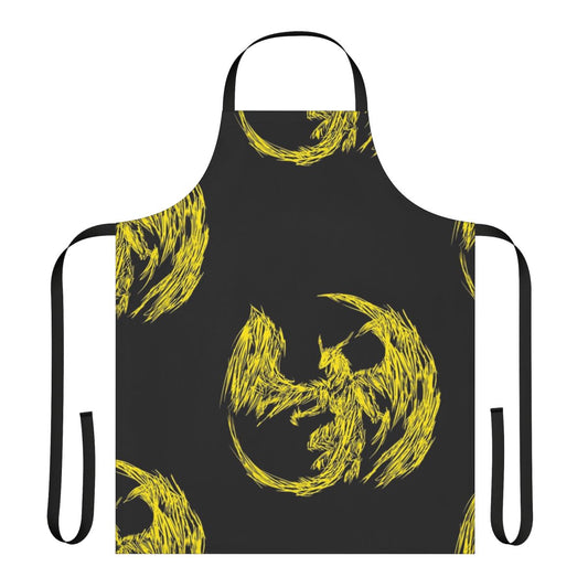 Stunning apron featuring a lightning dragon, a majestic mythical creature.