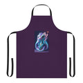 Vibrant apron featuring a majestic, intricately designed mythical creature against a magical, forest-inspired background.