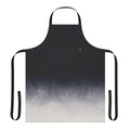 Apron featuring a stunning night sky landscape with the moon, clouds, and stars.