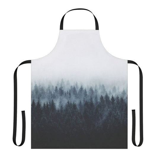 High and Low Apron with Scenic Forest Landscape