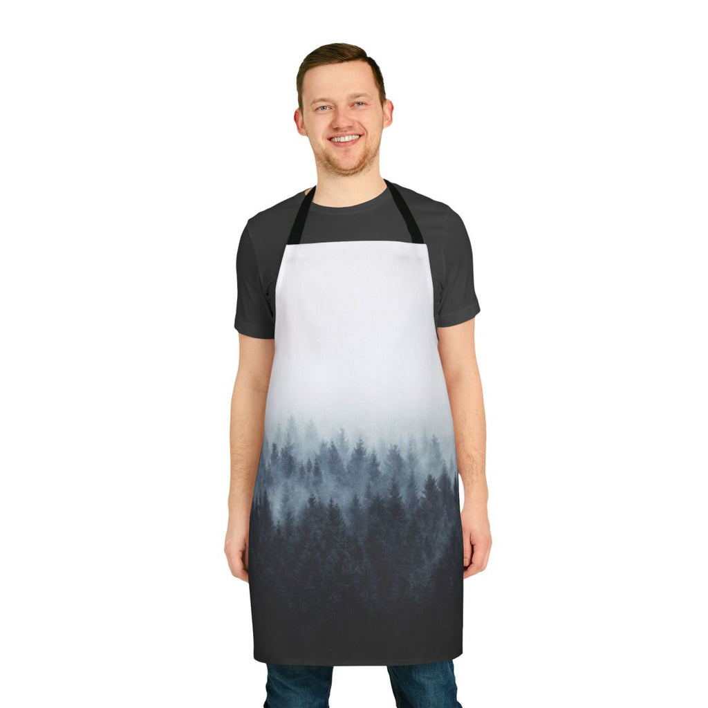 High and Low Apron with Scenic Forest Landscape