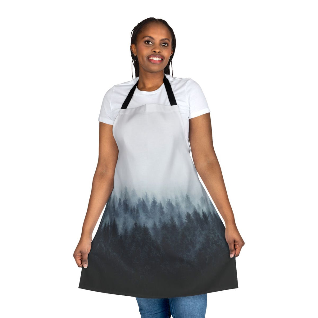 High and Low Apron with Scenic Forest Landscape