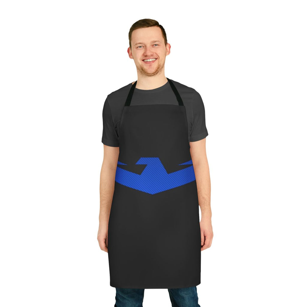 Carbon fiber apron with Nightwing inspired design