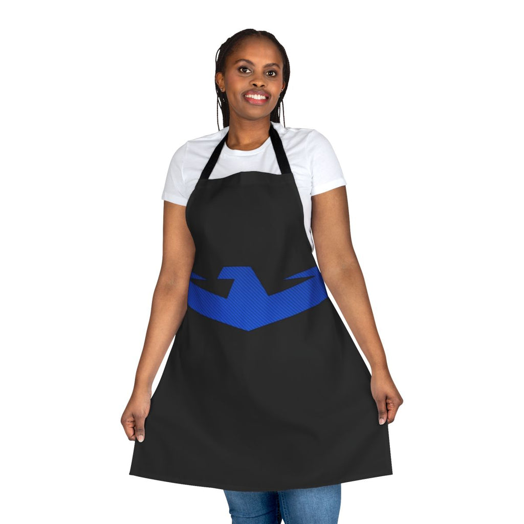 Carbon fiber apron with Nightwing inspired design