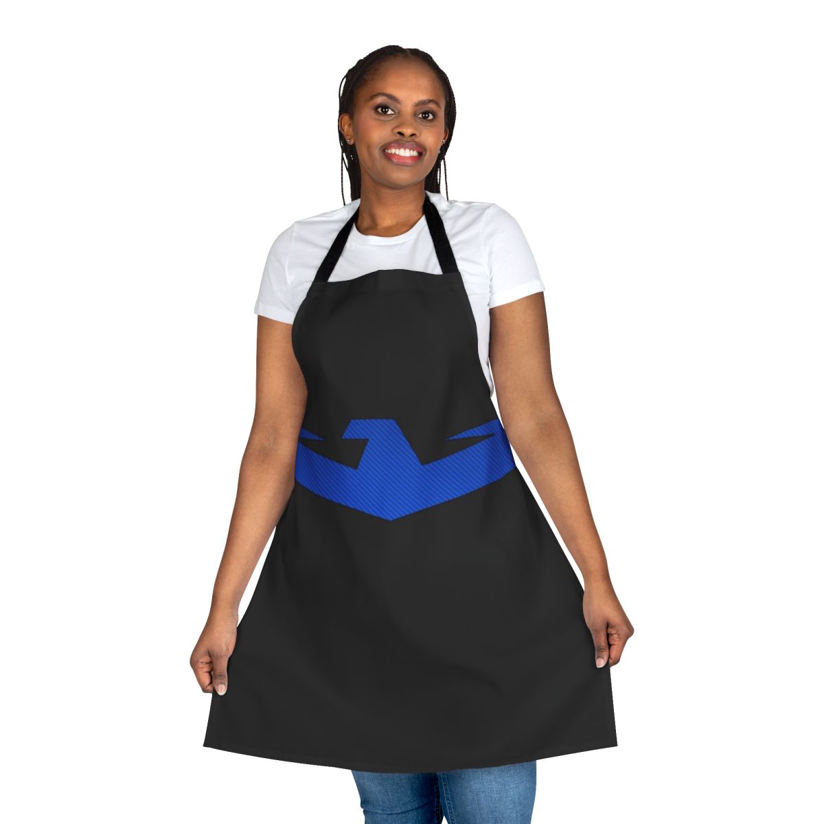 Carbon fiber apron with Nightwing inspired design