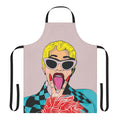 Cardi B inspired apron with humorous pop culture design