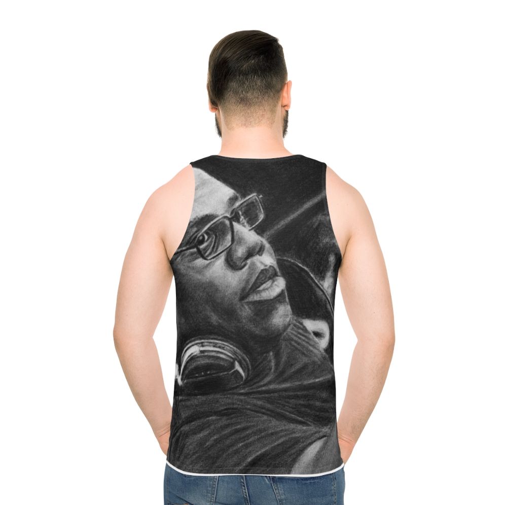 Carl Cox Pencil Drawing Unisex Dance Music Tank Top