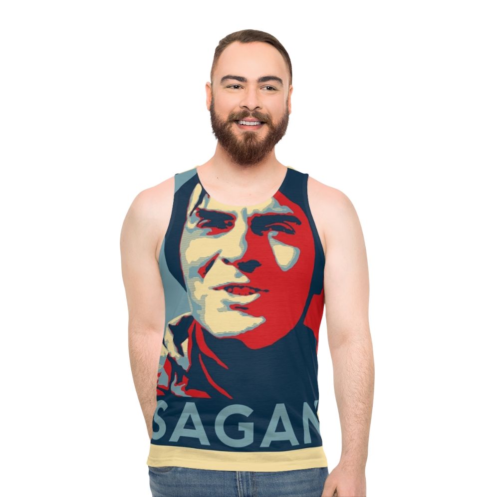 Carl Sagan Unisex Space Exploration Tank Top