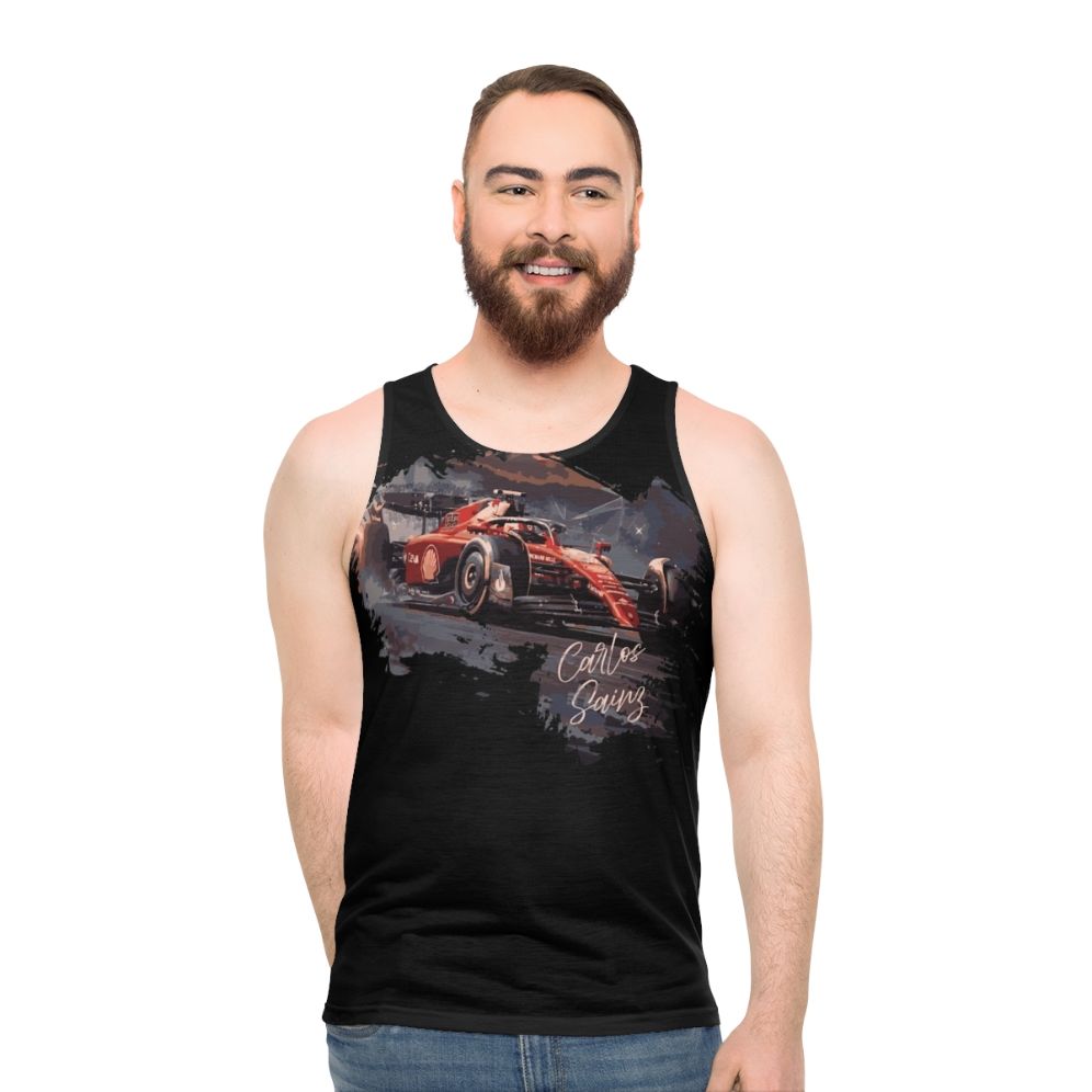 Carlos Sainz Formula 1 Unisex Tank Top