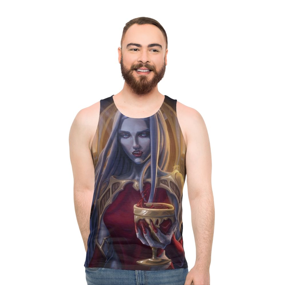 Carmilla Castlevania Dark Fantasy Unisex Tank Top