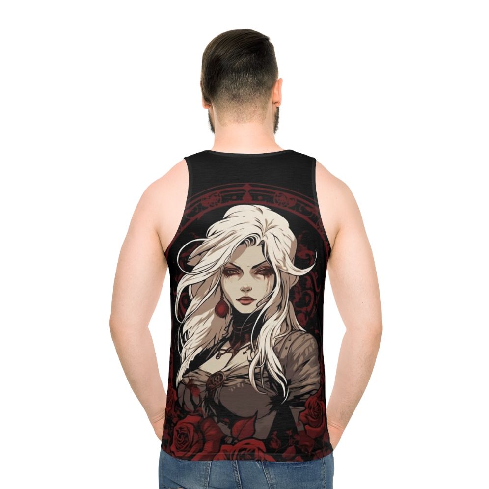 Carmilla Castlevania vampire queen fanart design unisex tank top