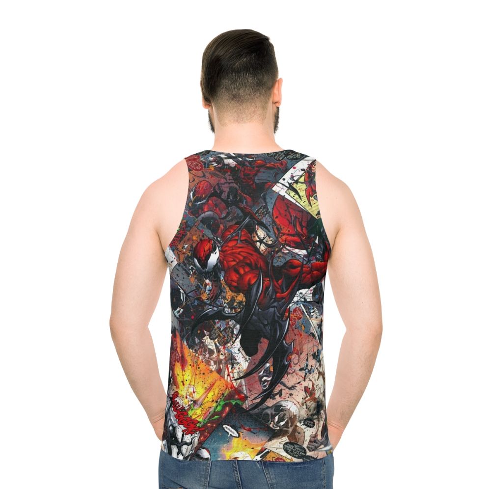 Carnage Comic Book Collage Unisex Tank Top