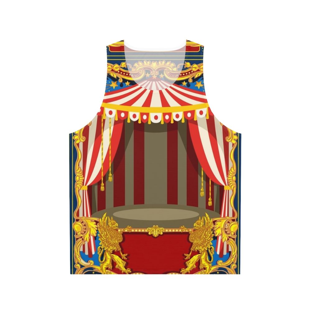 Carnival circus vintage unisex tank top