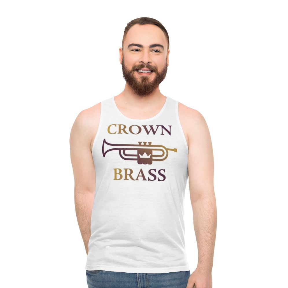 Carolina Crown Drum Corps Brass Design Unisex Tank Top