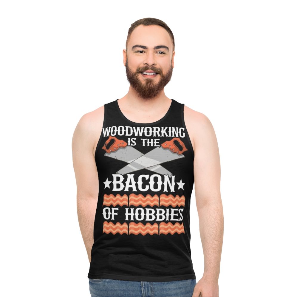 Carpenter Unisex Tank Top - The Bacon of Hobbies