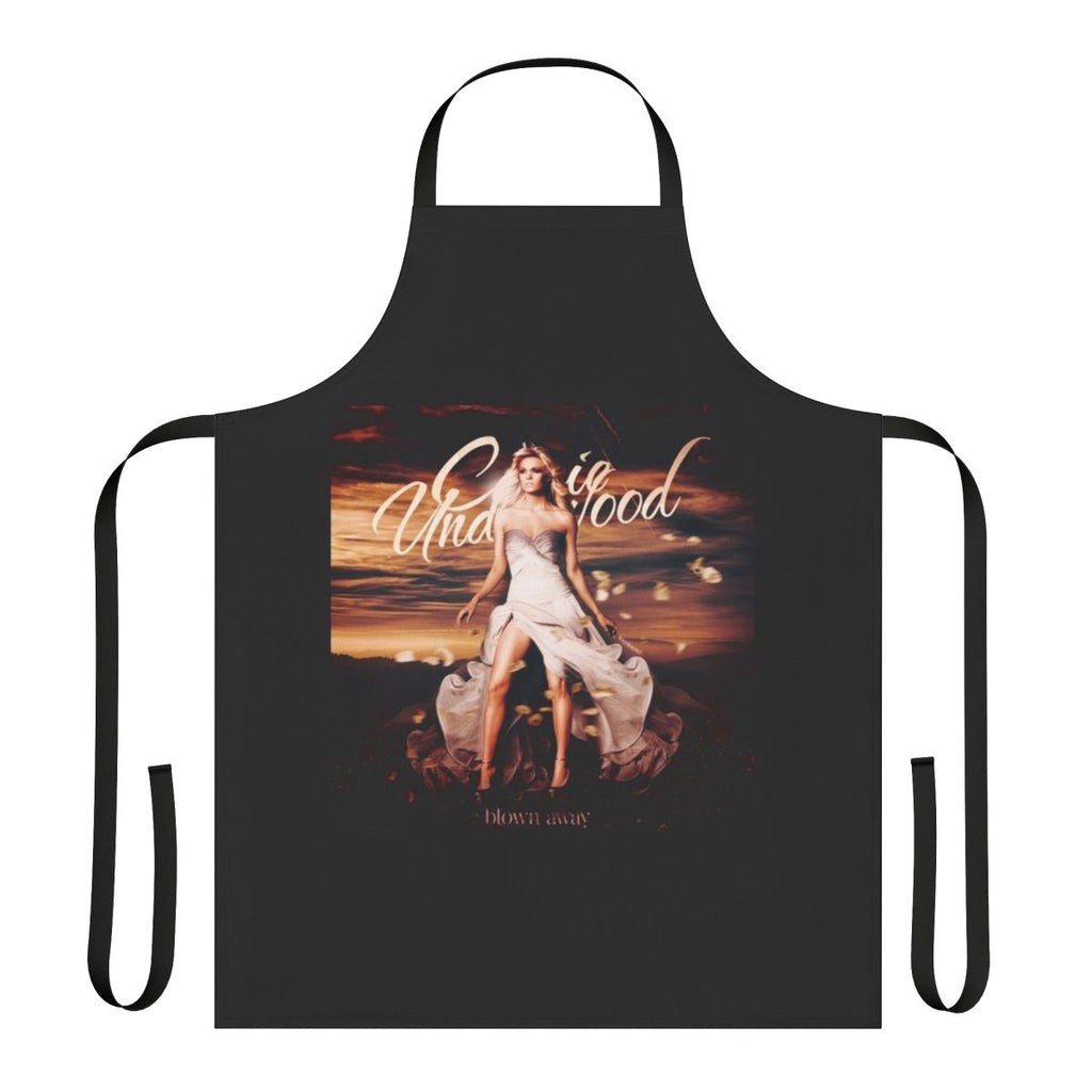 Carrie Underwood inspired apron with Blown Away Tour graphics