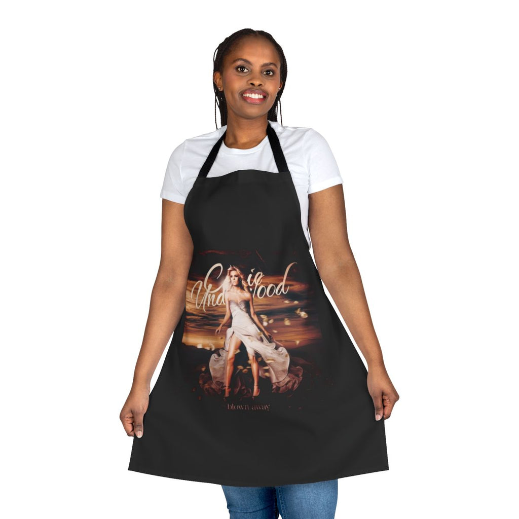 Carrie Underwood inspired apron with Blown Away Tour graphics