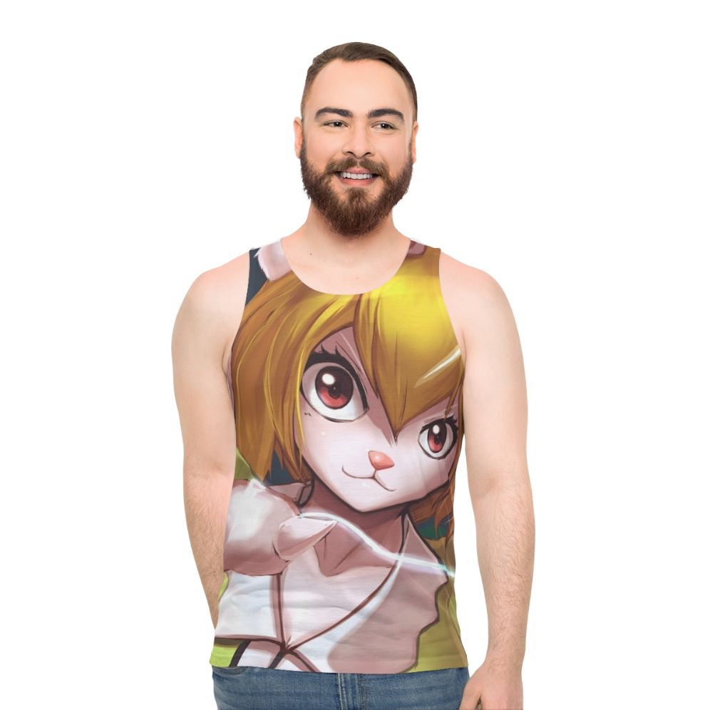 Carrot anime inspired unisex tank top