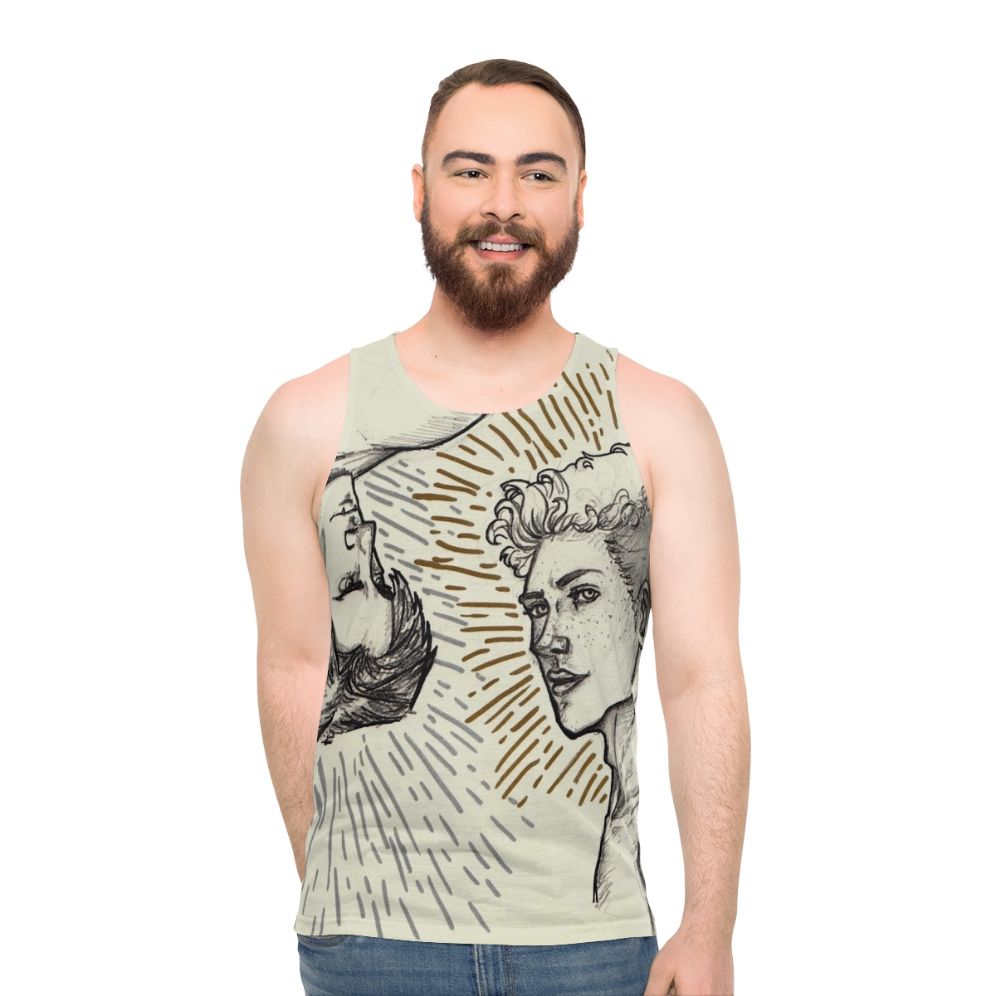 Carry On Unisex Tank Top featuring Simon Snow and Baz Pitch from Young Adult Book Series