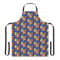 Bright and colorful apron featuring characters from the popular Netflix animated series Big Mouth