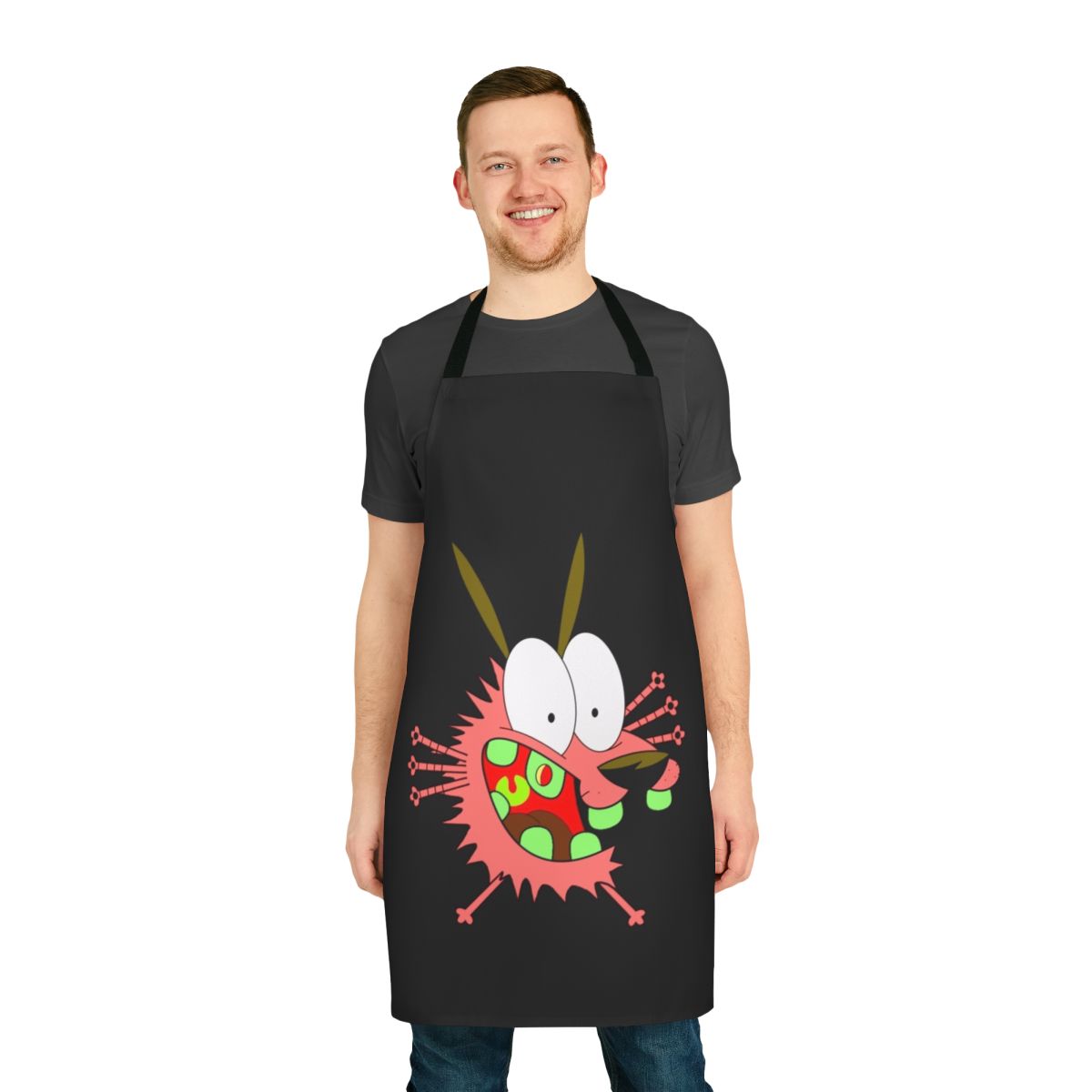 Courage the Cowardly Dog Themed Apron