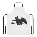 Toothless the dragon from How to Train Your Dragon cartoon wearing an apron