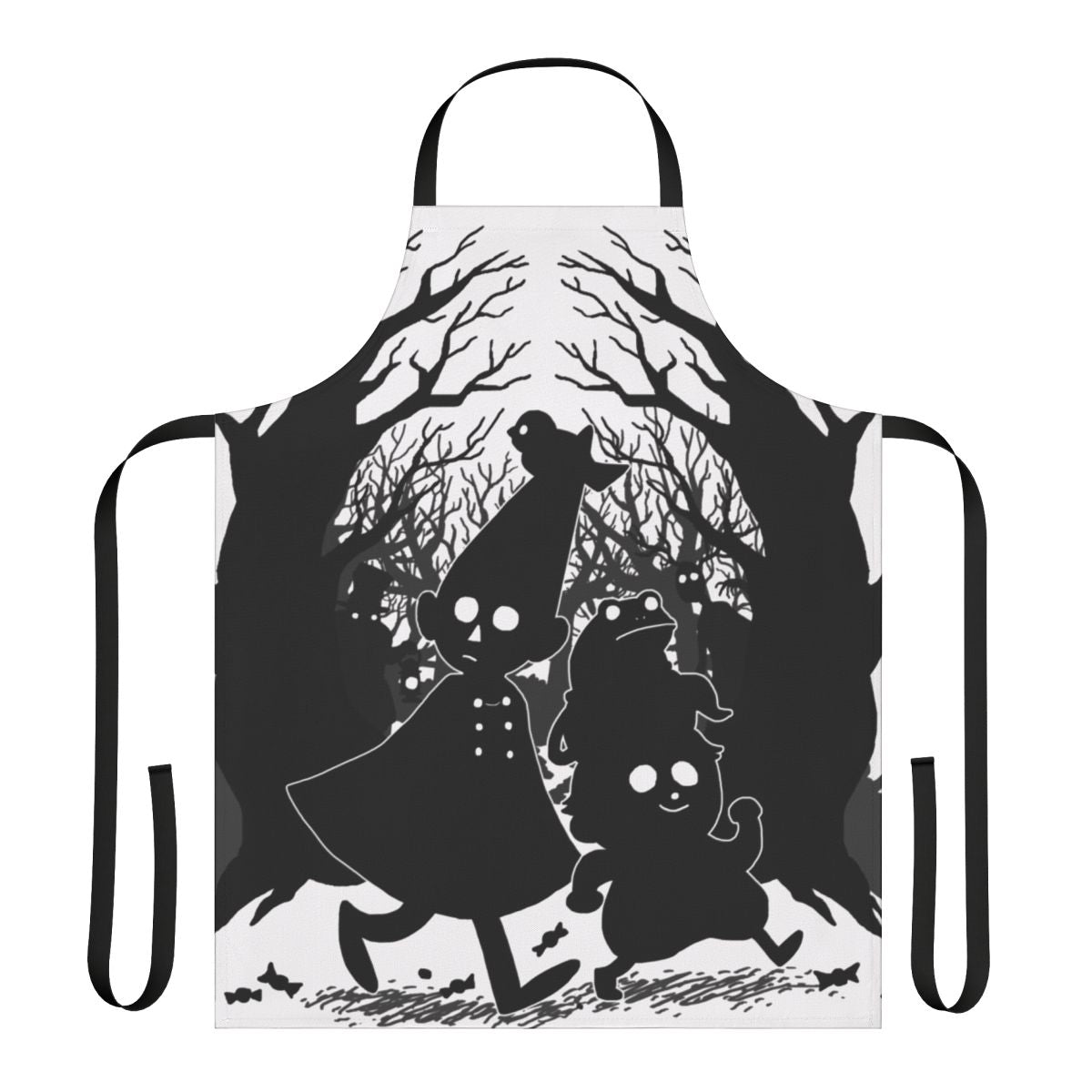 Over the Garden Wall inspired apron featuring Adelaide Parade design