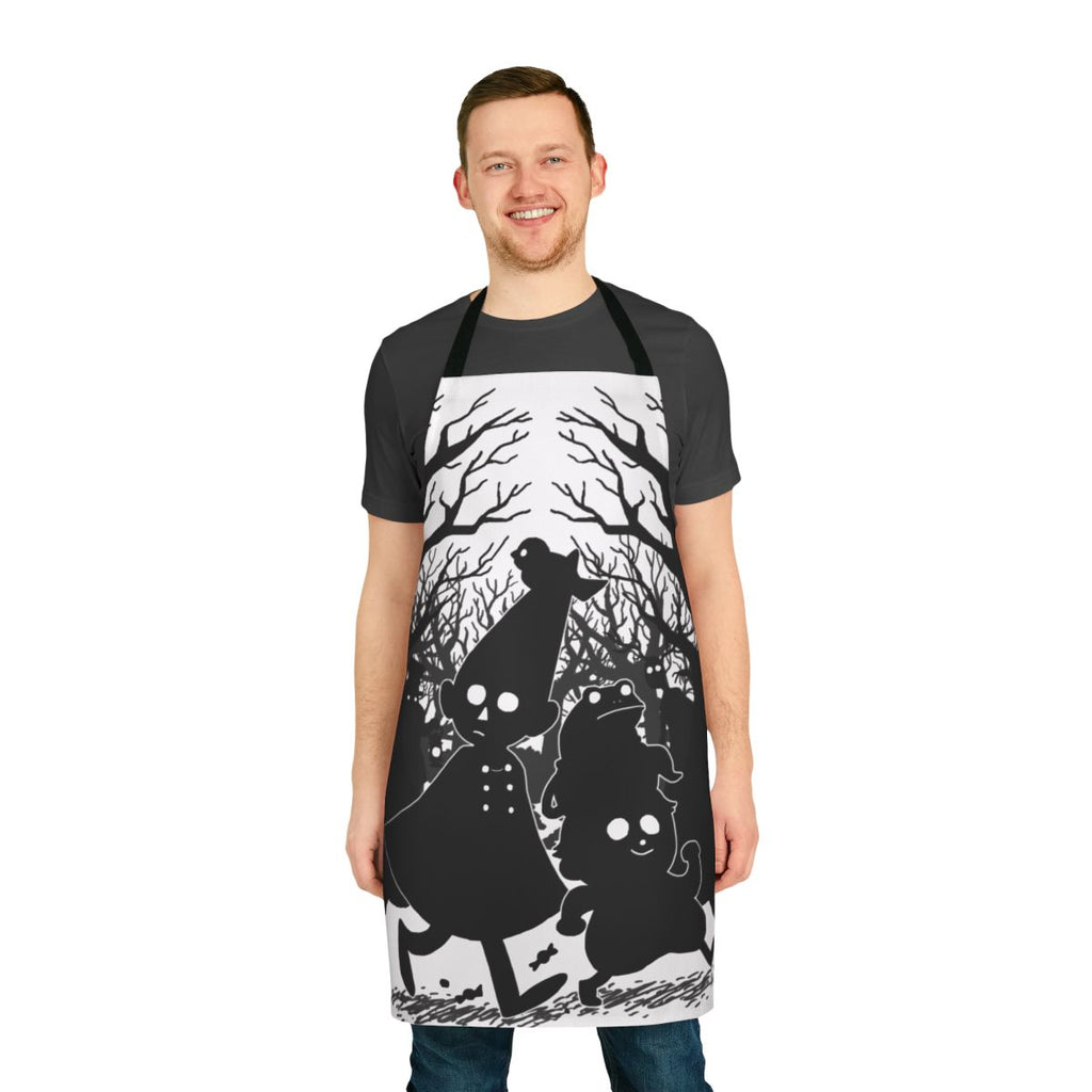 Over the Garden Wall inspired apron featuring Adelaide Parade design