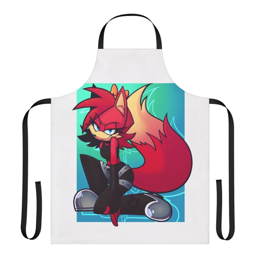 Fiona Fox character from Sonic the Hedgehog Archie Comics printed on a high-quality apron