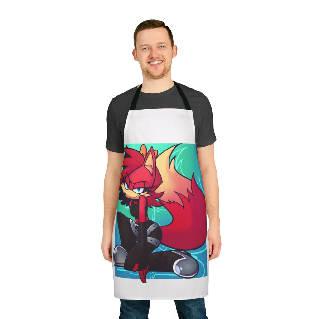 Fiona Fox character from Sonic the Hedgehog Archie Comics printed on a high-quality apron