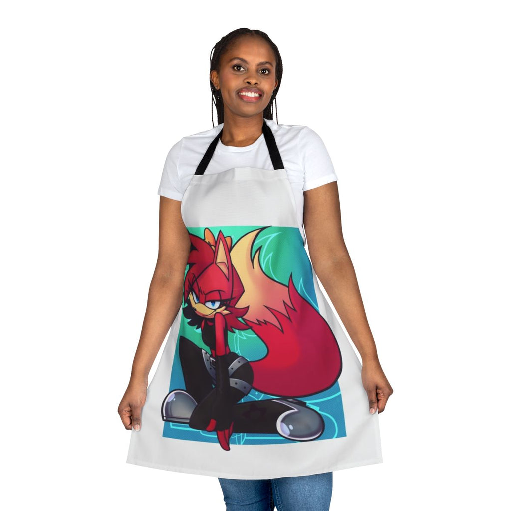 Fiona Fox character from Sonic the Hedgehog Archie Comics printed on a high-quality apron