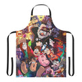 Gravity Falls-themed apron featuring characters Dipper and Waddles the pig