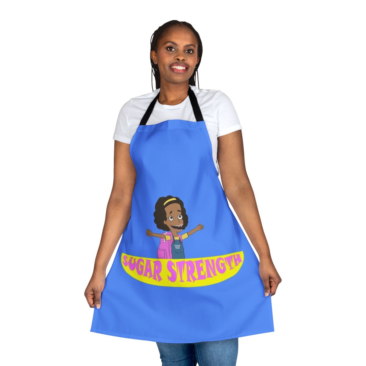 Sugar Strength Apron featuring Big Mouth characters