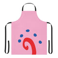 Cartoon-inspired kitchen apron featuring the character Gary the Snail from Spongebob Squarepants.