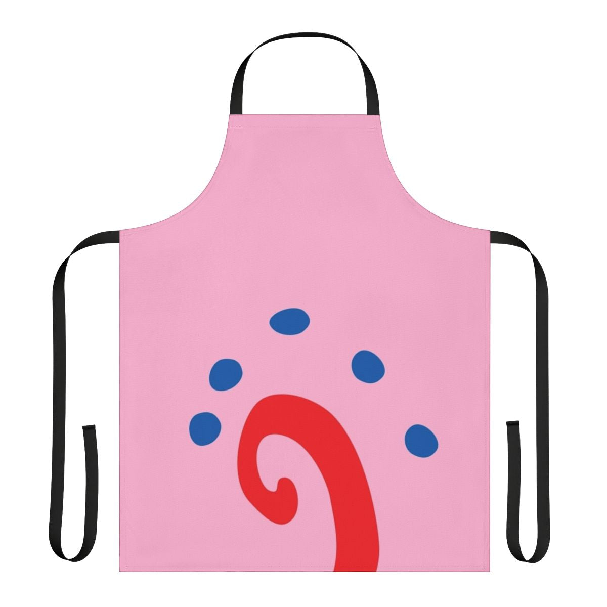 Cartoon-inspired kitchen apron featuring the character Gary the Snail from Spongebob Squarepants.