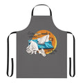 Colorful apron featuring characters from the Netflix series Big Mouth, designed to hold baby wipes.