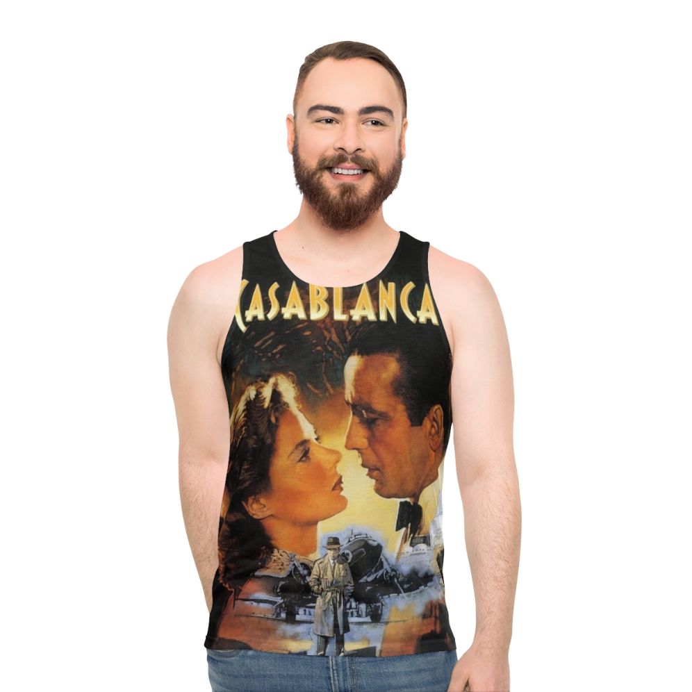 Casablanca movie vintage unisex tank top