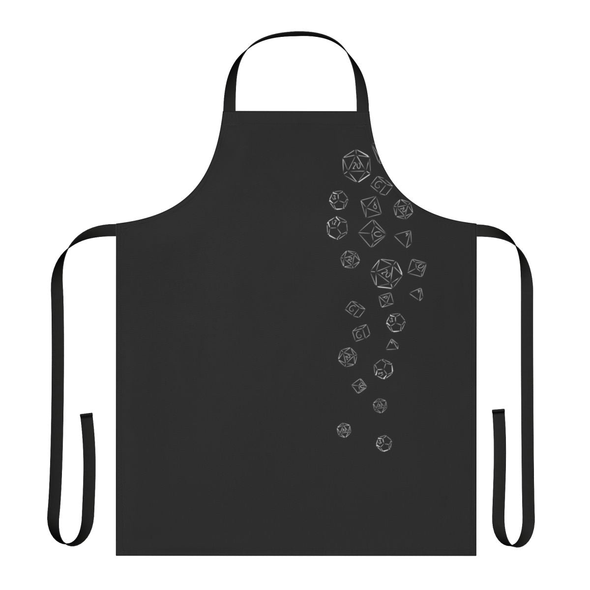 Cascading Dice Gamer Apron for Tabletop RPG Enthusiasts