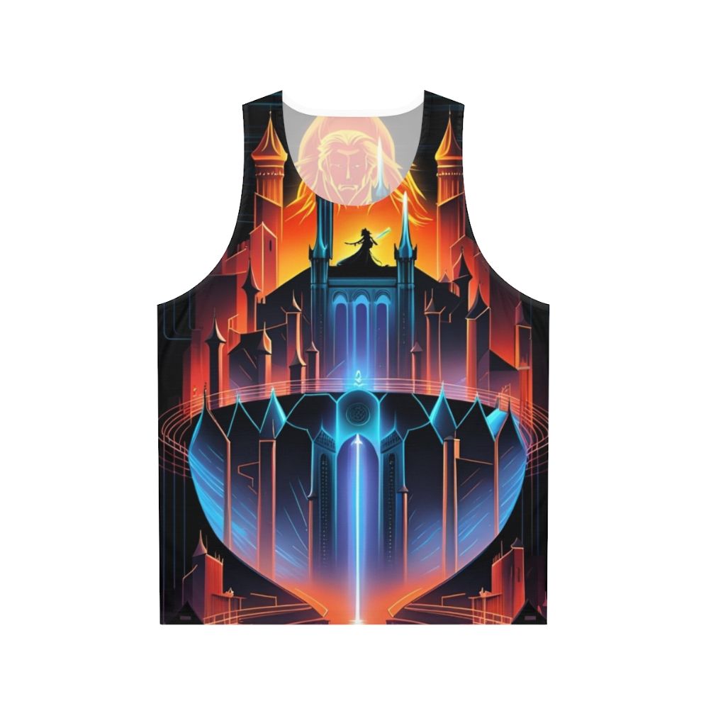 Castlevania art unisex tank top