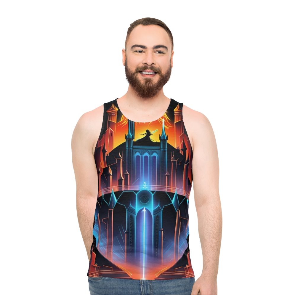 Castlevania art unisex tank top