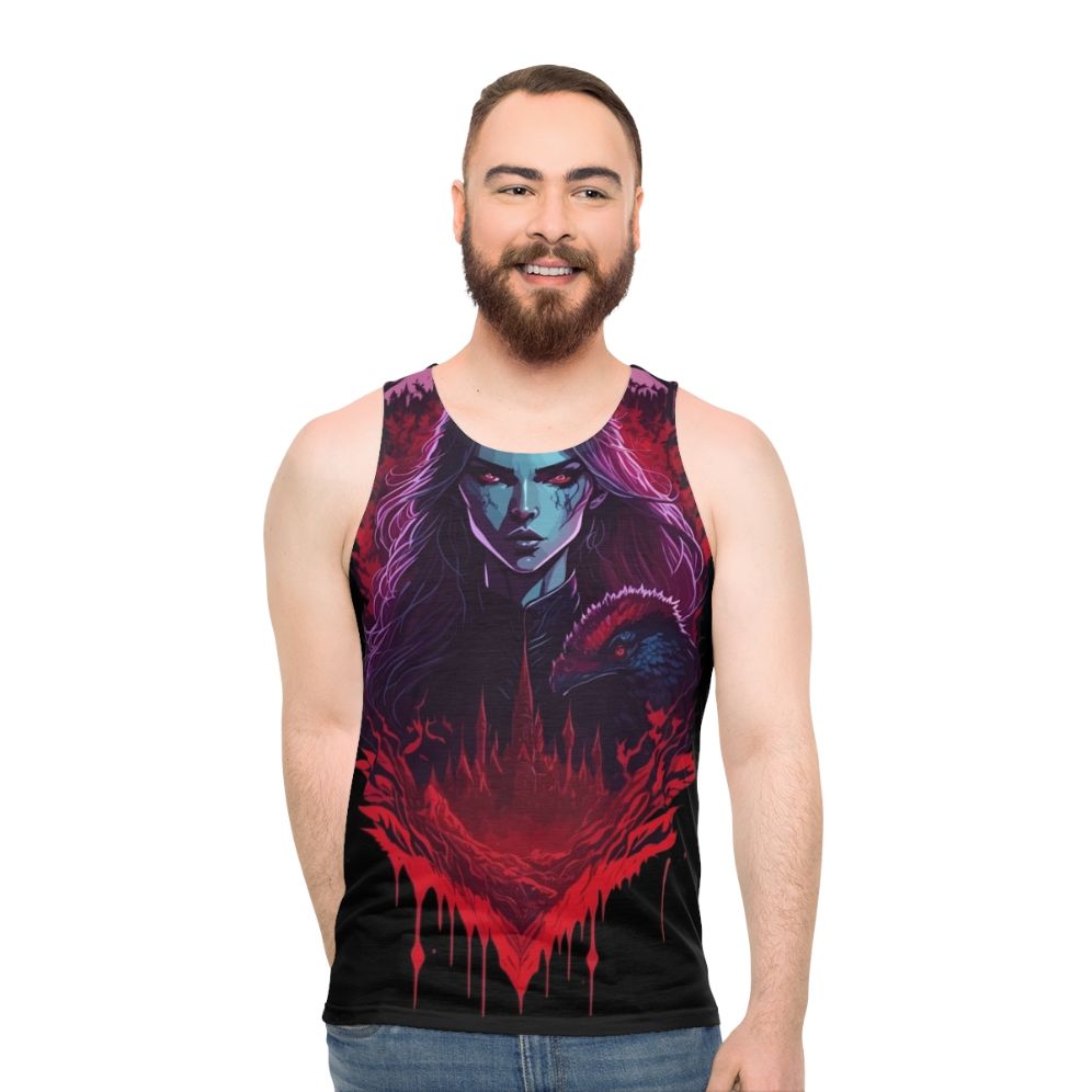 Castlevania Carmilla inspired unisex tank top