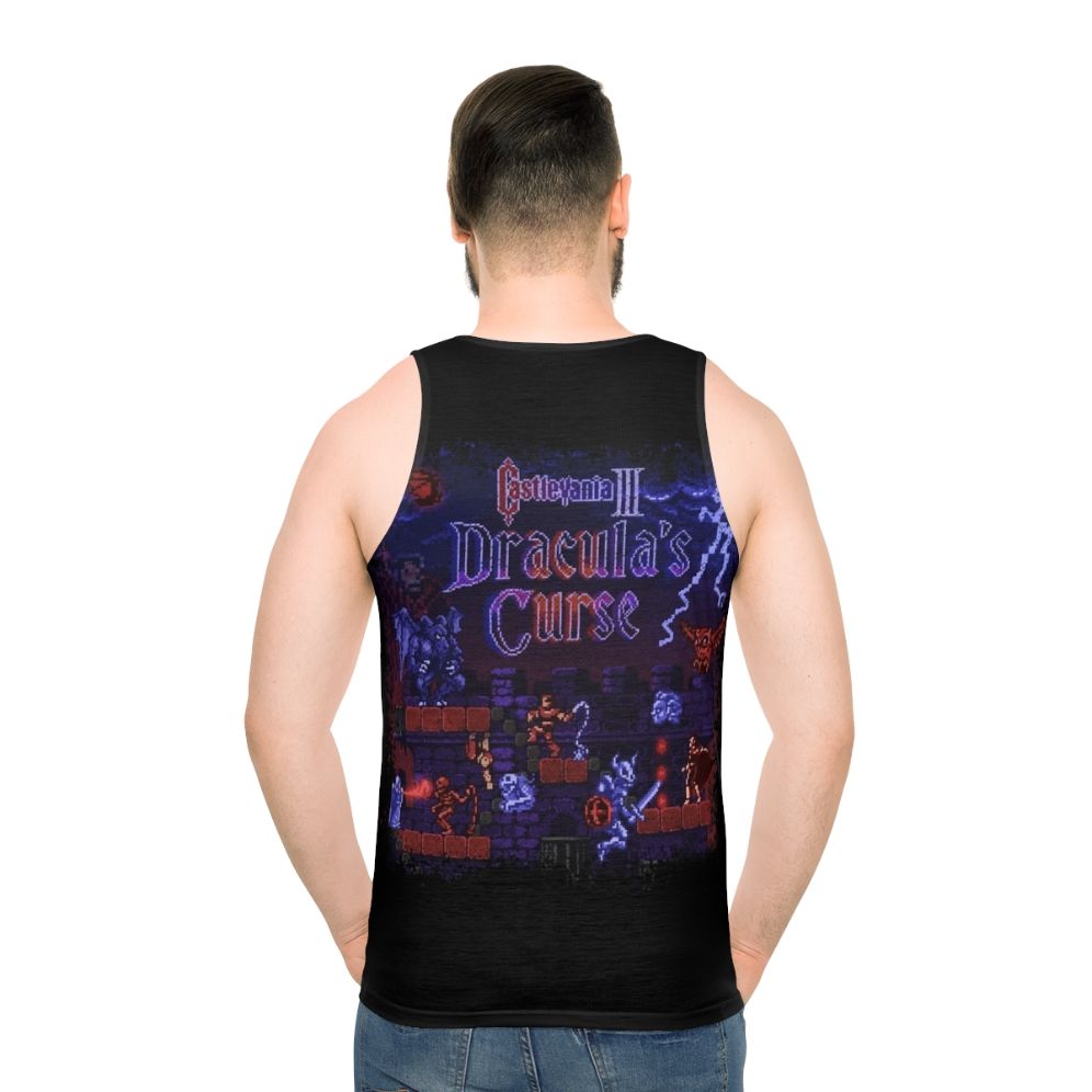 Castlevania Dracula's Castle Pixel Art Unisex Tank Top