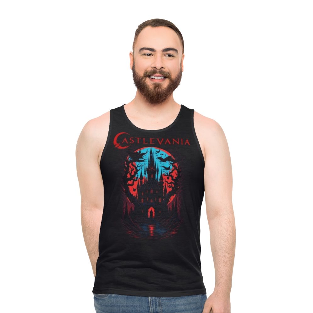 Castlevania Dracula's Castle Unisex Tank Top