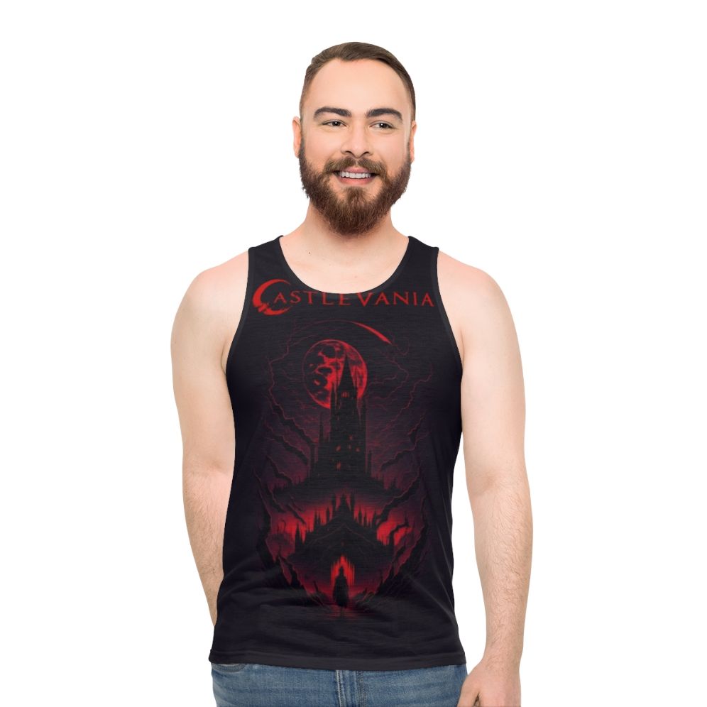 Castlevania inspired unisex tank top