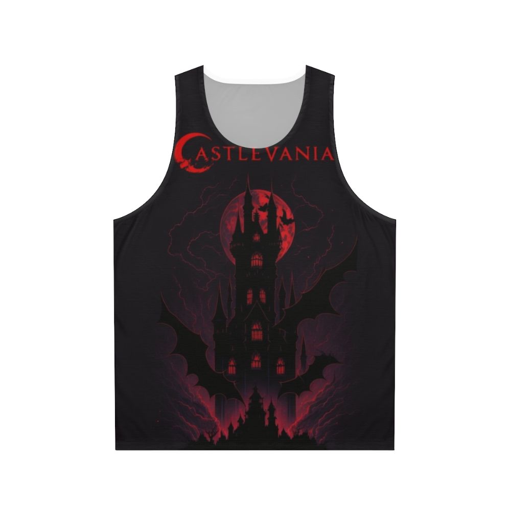 Castlevania gothic-inspired unisex tank top