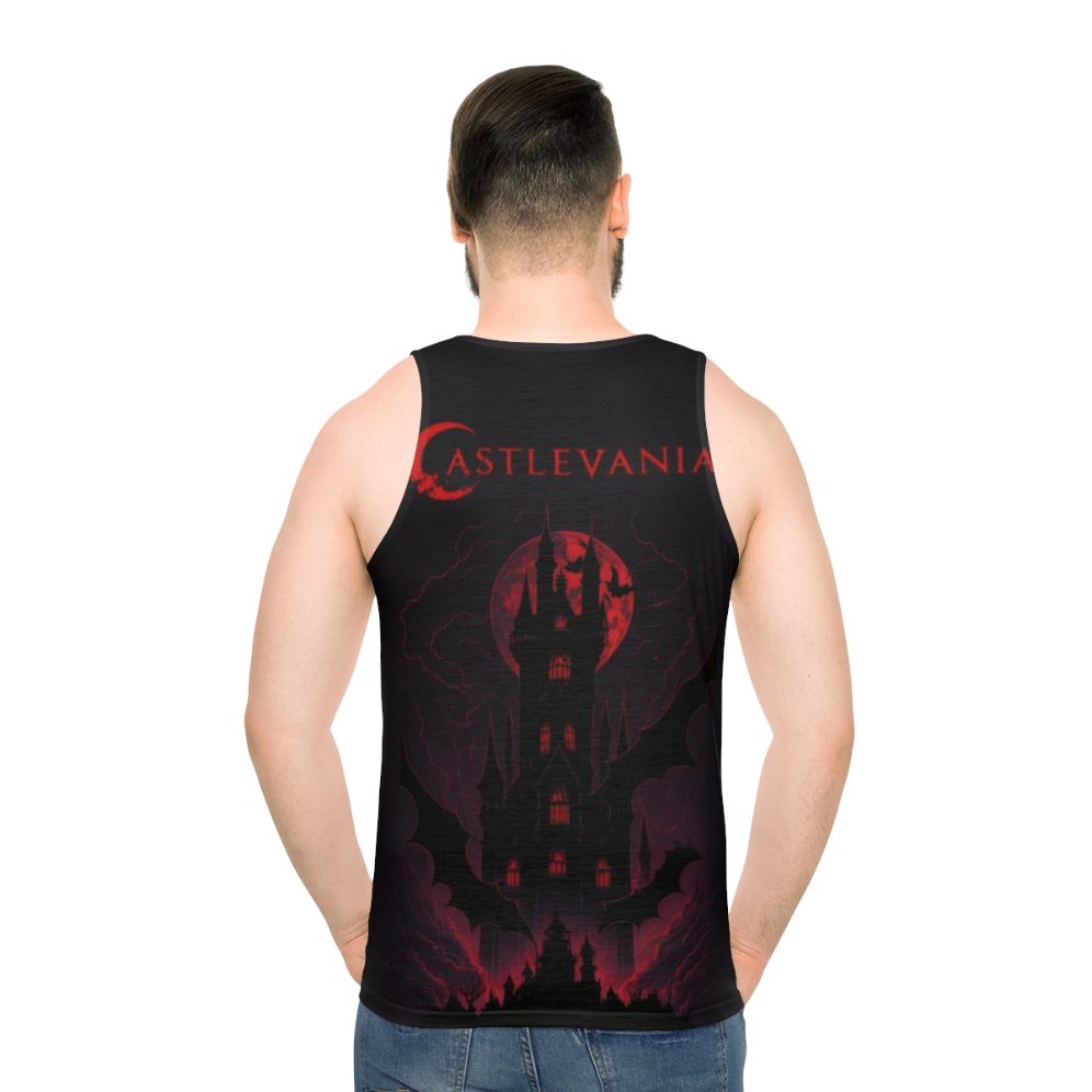Castlevania gothic-inspired unisex tank top