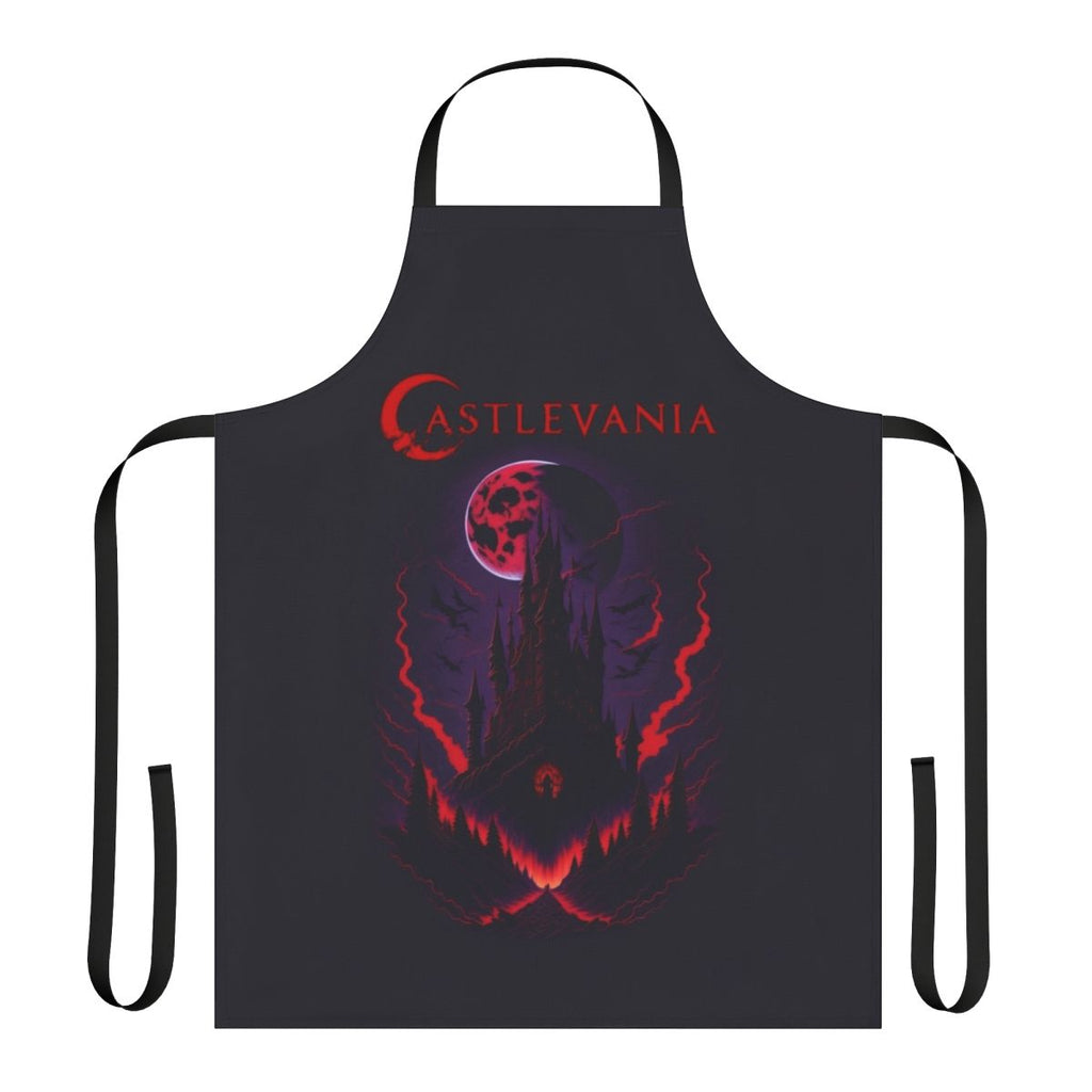 Castlevania Hidden Secrets Inspired Apron | Castlevania Netflix Fan Art Featuring Alucard, Trevor Belmont, and Sypha Belnades