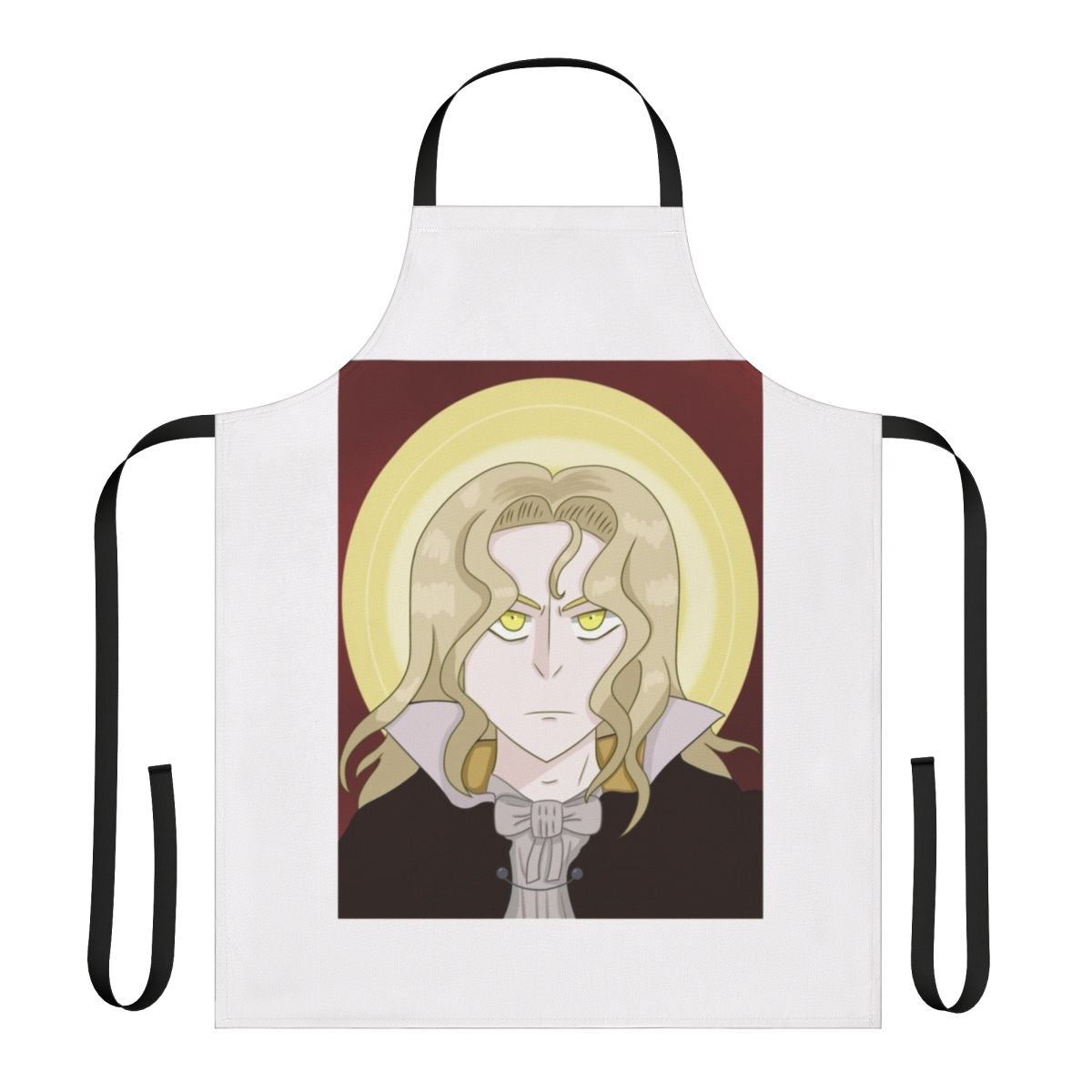 Castlevania inspired Alucard apron with Tepes crest design