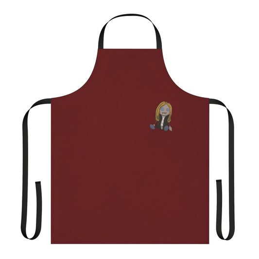 Castlevania-inspired Alucard plush doll wearing a custom apron